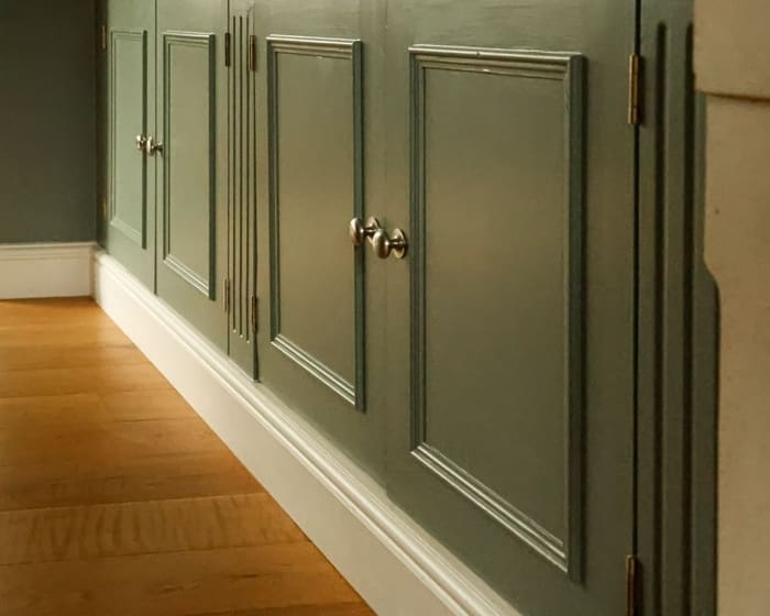 Interior painting project in the Dallas–Fort Worth area, walls and trim